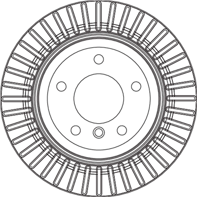 FREN DİSKİ ARKA BOYALI, HAVA KANALLI, 5 BİJON, 300 MM BMW 1 130 İ 05-11, 123 D 07-11 