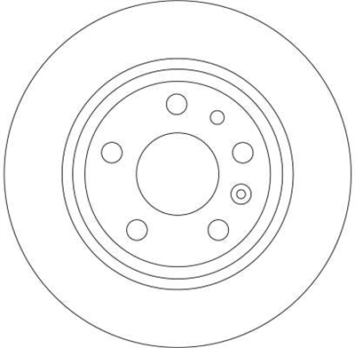 FREN DİSKİ ARKA BOYALI,5 BİJON, 286 MM SAAB 9-5 2.0 T 97-09 