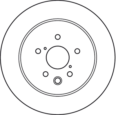 FREN DİSKİ ARKA HAVA KANALI, BOYALI, 5 BİJON, 310 MM LEXUS GS 300-430 05-11, 450 H 06-11, 460 07-11, IS II 250 05-13, 200D 10-12, 220D 05-12, IS III 13=>, IS C 250 09-15 