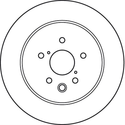FREN DİSKİ ARKA HAVA KANALI, BOYALI, 5 BİJON, 310 MM LEXUS GS 300-430 05-11, 450 H 06-11, 460 07-11, IS II 250 05-13, 200D 10-12, 220D 05-12, IS III 13=>, IS C 250 09-15 