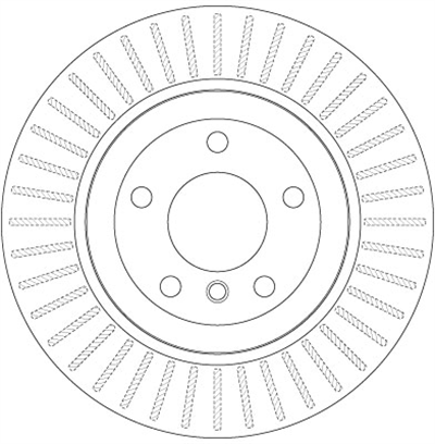 FREN DİSKİ ARKA HAVA KANALLI, BOYALI, 5 BİJON, 320 MM BMW 5 525 Xİ 05-09, 525 İ XDRİVE 08-10, 525 XD 06-07, 525 D XDRİVE 07-09, 530 XD05-07, 530 D XDRİVE 07-09 