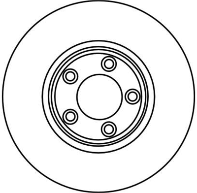 FREN DİSKİ ARKA HAVA KANALLI, BOYALI, 5 BİJON, 288 MM JAGUAR S-TYPE 2.5 V6 02-07, 3.0 V6 99-07, 4.0 V8 99-02, 4.2 V8 02-07, 2.7 D 04-07 