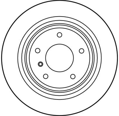 FREN DİSKİ ARKA HAVA KANALLI, BOYALI, 5 BİJON, 298 MM BMW 5 528 İ 95-00, 535 İ 96-03, 540 İ 96-03 