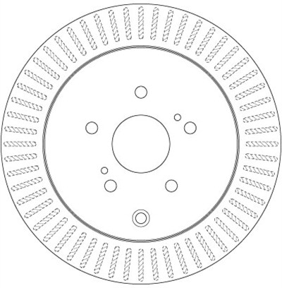 FREN DİSKİ ARKA HAVA KANALLI, BOYALI, 5 BİJO, 308 MM SUZUKI GRAND VITARA II 2.4 09=>, 3.2 09-15, 1.9 DDİS 05-15 