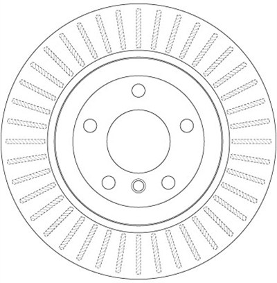 FREN DİSKİ ARKA HAVA KANALLI, BOYALI, 5 BİJON, 320 MM BMW 5 525 Xİ 05-09, 525 İ XDRİVE 08-10, 525 XD 06-07, 525 D XDRİVE 07-09, 530 XD05-07, 530 D XDRİVE 07-09 
