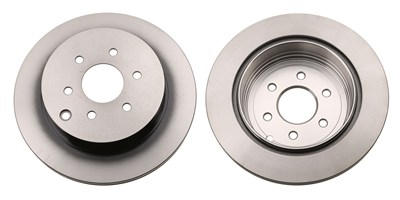 FREN DİSKİ ARKA HAVA KANALLI, BOYALI, 6 BİJON, 307,6 MM NISSAN PATHFINDER III 4.0 4WD 05=>, 2.5 DCİ 4WD 05=>, 2.5 DCİ 05=>, 3.0 DCİ 10=> 