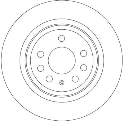 FREN DİSKİ ARKA HAVA KANALLI, BOYALI, 7 BİJON, 292 MM OPEL VECTRA C 2.0 16V T 03-08, 3.0 CTDİ 03-08 