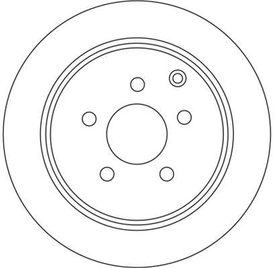 FREN DİSKİ ARKA HAVA KANLLI, BOYALI, 5 BİJON, 308 MM NISSAN MURANO I 3.5 4X4 03-08, MURANO II 3.5 4X4 08-14, 2.5 DCİ 4X4 10-14 