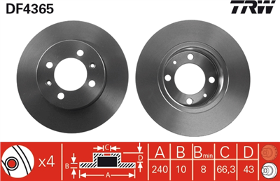 FREN DİSKİ ARKA (ROVER :MG TF 115) 