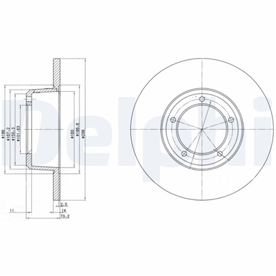 FREN DİSKİ (ÇİFTLİ PAKET) DELİKSİZ ÖN LAND ROVER DEFENDER 110, DEFENDER 130, DEFENDER 90, DISCOVERY, LAND ROVER 110, LAND ROVER 130, LAND ROVER 90, RANGE ROVER 1970 > 