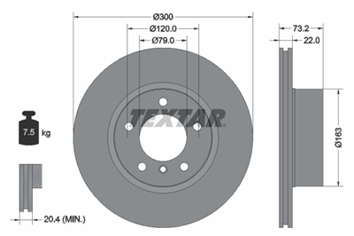 FREN DİSKİ ÖN 118İ-316İ-320İ BMW F20/30/32 2012-19 