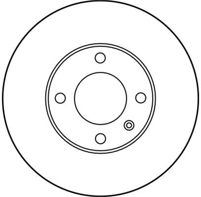 FREN DİSKİ ÖN 4 BİJON, BOYALI, 239 MM AUDI 80 1.3 72-78 