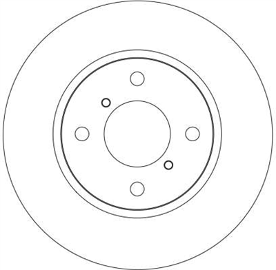 FREN DİSKİ ÖN 4 BİJON, BOYALI, 246,5 MM OPEL AGİLA A 1.0-1.2 16V 00-07 