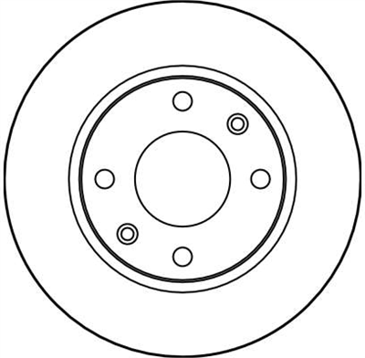 FREN DİSKİ ÖN 4 BİJON, BOYALI, 247 MM CITROEN XSARA 1.4 İ 97-05, 1.4 LPG 9-00, 1.5 D 97-00, PEUGEOT 206 HB 1.1 98-00, 1.1 İ 98-07, 1.4 İ 98-12, 1.4 HDİ ECO 01-09 