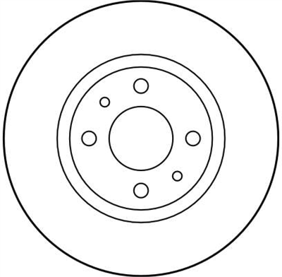 FREN DİSKİ ÖN 4 BİJON, BOYALI, 257 MM ALFA ROMEO 145 1.4 İ.E. 94-96 