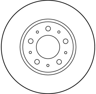 FREN DİSKİ ÖN 4 BİJON ,BOYALI, 280 MM VOLVO 850 2.0 91-96 