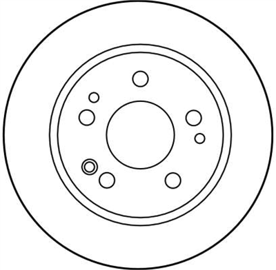 FREN DİSKİ ÖN 5 BİJON, BOYALI, 262 MM MERCEDES-BENZ 190 2.0 82-90 