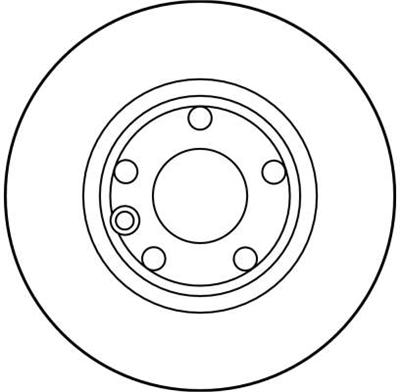 FREN DİSKİ ÖN 5 BİJON, BOYALI, 282 MM VOLKSWAGEN TRANSPORTER IV 1.8 90-92 