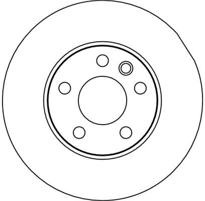 FREN DİSKİ ÖN 5 BİJON, BOYALI, 282 MM VOLKSWAGEN TRANSPORTER IV 1.9 TD 92-03 