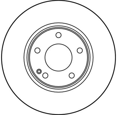 FREN DİSKİ ÖN 5 BİJON, BOYALI, 284 MM MERCEDES-BENZ C SERİSİ C 180 93-00 