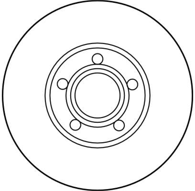 FREN DİSKİ ÖN 5 BİJON, BOYALI, 288 MM AUDI 100 2.0 90-94 
