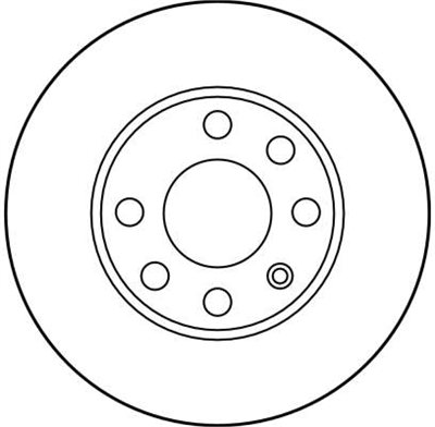 FREN DİSKİ ÖN 6 BİJON, BOYALI, 236 MM OPEL CORSA A HB 1.2 82-90, 1.3 85-89, 1.4 İ 90-93 