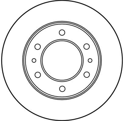 FREN DİSKİ ÖN 6 BİJON, BOYALI, 302 MM TOYOTA HİLUX IV PİCK-UP 2.0 83-88, 2.0 4WD 85-88, 2.2 4WD 85-89, 2.4 D 4WD 83-88, LAND CRUİSER 2.4 84-96, 2.4 D 84-85, 2.4 TD 85-96 