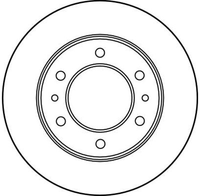 FREN DİSKİ ÖN 6 BİJON, BOYALI, 302 MM TOYOTA HİLUX IV PİCK-UP 2.0 83-88, 2.0 4WD 85-88, 2.2 4WD 85-89, 2.4 D 4WD 83-88, LAND CRUİSER 2.4 84-96, 2.4 D 84-85, 2.4 TD 85-96 