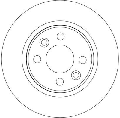 FREN DİSKİ ÖN BOYALI, 4 BİJON, 259 MM RENAULT LOGAN 1.4 04=>, DACIA LOGAN 1.4 04=> 