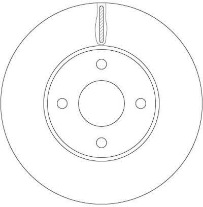 FREN DİSKİ ÖN BOYALI, 4 BİJON, 278 MM FORD FIESTAV ST150 05-08