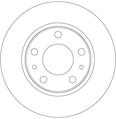 FREN DİSKİ ÖN BOYALI, 5 BİJON, 276 MM IVECO DAILY III 29 L 9 V 99-06, 29 L 10 V 02-07, 29 L 11V 99-07, 29 L 12V 02-07, 29 L 13 01-07, 29 L 14 05-06 