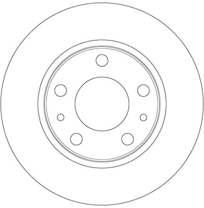 FREN DİSKİ ÖN BOYALI, 5 BİJON, 276 MM IVECO DAILY III 29 L 9 V 99-06, 29 L 10 V 02-07, 29 L 11V 99-07, 29 L 12V 02-07, 29 L 13 01-07, 29 L 14 05-06 