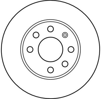 FREN DİSKİ ÖN BOYALI, 6 BİJON, 240 MM OPEL CORSA C 1.0-1.2 00-09 
