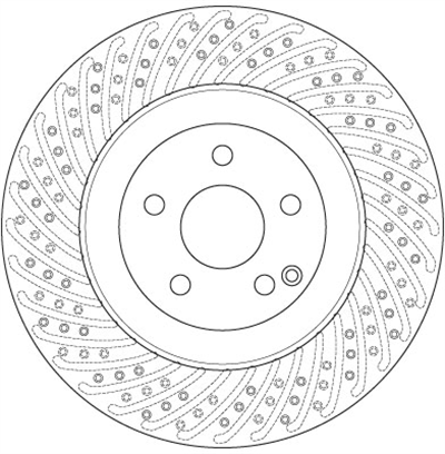 FREN DİSKİ ÖN E-SERİSİ (W211) E 500,E 420 CDI (01 
