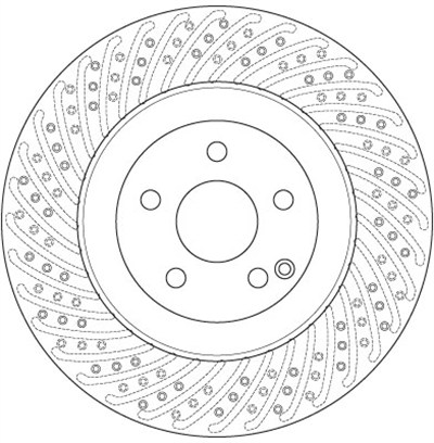 FREN DİSKİ ÖN E-SERİSİ (W211) E 500,E 420 CDI (01 