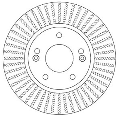 FREN DİSKİ ÖN HAVA AKNALLI, 5 BİJON, 280 MM HYUNDAI İ30 1.4-1.6 11-16, 1.6 GDİ 11-16, 1.4-1.6 CRDİ 11-16, 1.6 T-GDİ 15=> 
