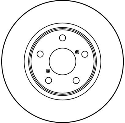 FREN DİSKİ ÖN HAVA KANALI, BOYALI,5 BİJON, 260 MM SUBARU İMPREZA 1.6 İ 92-00 