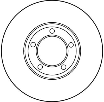 FREN DİSKİ ÖN HAVA KANALLI, 5 BİJON, 284 MM JAGUAR XJ 6 2.8 68-75, 6 3.4 75-86, 6 4.2 69-87, 12 5.3 73-93, XJ COUPE 3.6 83-92, 4.0 91-96, 5.3 73-93, 6.0 93-96 