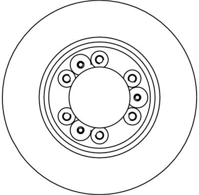 FREN DİSKİ ÖN HAVA KANALLI, 6 BİJON, 280 MM OPEL FRONTERA A SPORT 2.0 İ 92-98, 2.5 TD S 96-98, 2.8 TD 95-96, 2.2 İ 95-98, FRONTERA B 2.2 İ 98-04, 3.2 İ 98-04, 2.2 DTİ 98-04 