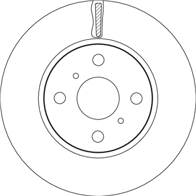 FREN DİSKİ ÖN HAVA KANALLI, BOYAI, 4 BİJON, 255 MM TOYOTA YARIS 1.0 VVT-İ 05-11 
