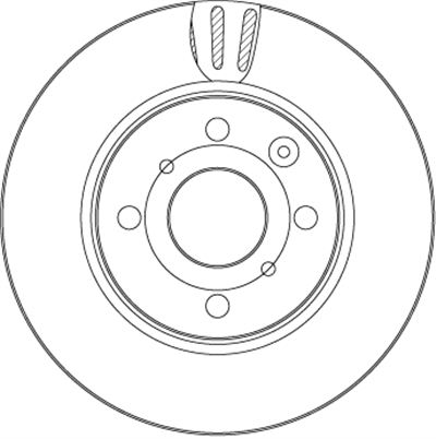 FREN DİSKİ ÖN HAVA KANALLI, BOYALI, 4 BİJON, 247 MM CITROEN C1 1.0 05-14, 1.4 HDİ 05-14 