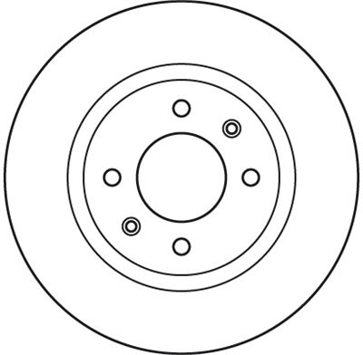FREN DİSKİ ÖN HAVA KANALLI, BOYALI, 4 BİJON, 252 MM KIA PICANTO 1.1 CRDİ 05=>, 1.0 15=> 