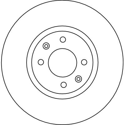 FREN DİSKİ ÖN HAVA KANALLI, BOYALI, 4 BİJON, 288 MM CITROEN C5 I 2.0 HDİ 01-04, 2.2 HDİ 01-04, 3.0 V6 01-04 
