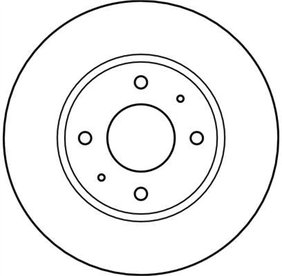 FREN DİSKİ ÖN HAVA KANALLI, BOYALI, 4 BİJON, 281 MM MITSUBISHI CARISMA 1.6 00-06, 1.8 GDİ 00-06, VOLVO S40 I 1.6-1.8 95-03, 1.8 İ 98-03, 1.9 T4 97-00, 2.0 95-03, 2.0 T 97-03, 1.9 TD 95-99, 1.9 DI 99-03, V40 SW 1.6-1.8-2.0 95-04, 1.8 İ 98-04, 2.0 T 97