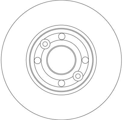 FREN DİSKİ ÖN HAVA KANALLI, BOYALI, 4 BİJON, 260 MM RENAULT CLIO III 1.2-1.4-1.6 16V 05=>, 2.0 16V 06=>, 1.5 DCİ 05=> 