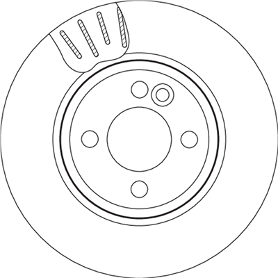 FREN DİSKİ ÖN HAVA KANALLI, BOYALI, 4 BİJON, 280 MM MINI MINI COPER 06-13, MINI CLUBAN COOPER 07-14 