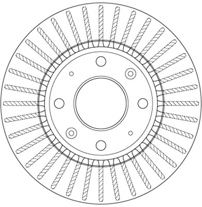 FREN DİSKİ ÖN HAVA KANALLI, BOYALI, 4 BİJON, 275 MM KIA CERATO SEDAN 04-09, 2.0 04-07, 1.5 CRDİ 05-06, 1.6 CRDİ 05-09, 2.0 CRDİ 04-06 