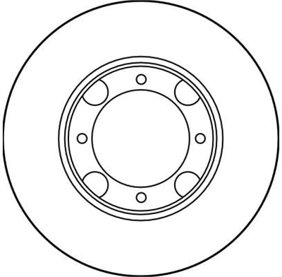 FREN DİSKİ ÖN HAVA KANALLI, BOYALI, 4 BİJON, 242 MM HYUNDAI ACCENT I 1.3 94-00, 1.5 İ 16V 95-00 