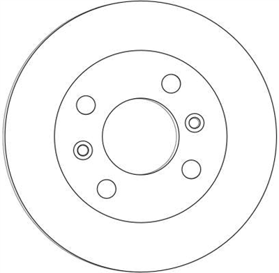 FREN DİSKİ ÖN HAVA KANALLI, BOYALI, 4 BİJON, 241 MM KIA PICANTO 1.0-1.1 04=> 