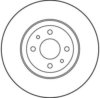 FREN DİSKİ ÖN HAVA KANALLI, BOYALI, 4 BİJON, 284 MM ALFA ROMEO 145 1.8 İ.E. 16V T.S. 96-98, 1.8 İ.E. 16V 98-01, 2.0 16V T.S. 95-01, 2.0 16V 98-01 